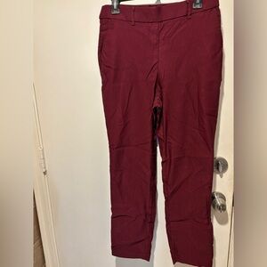 Women’s Pull On Burgundy Pants